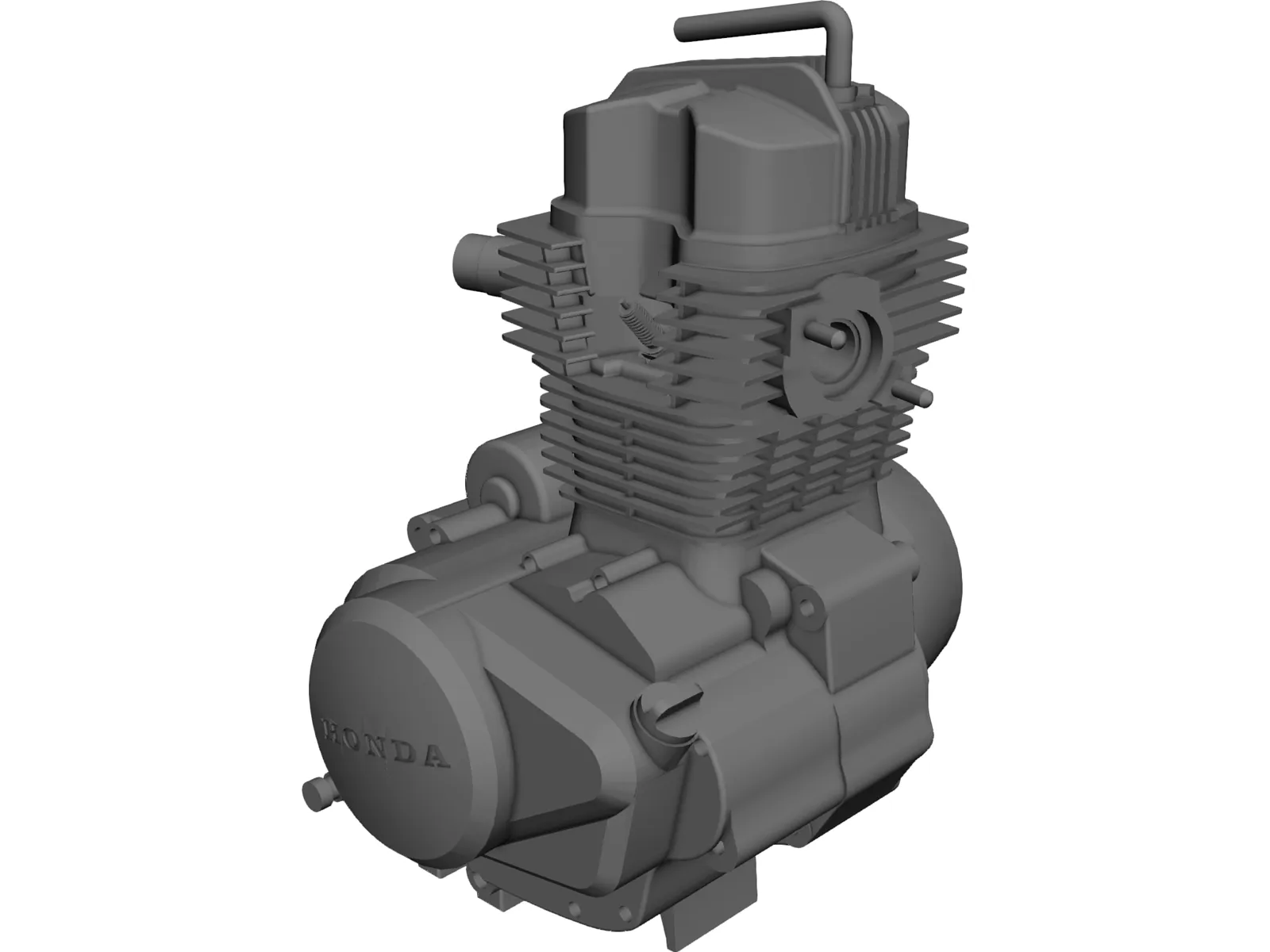 Honda 150 Engine 3D Model