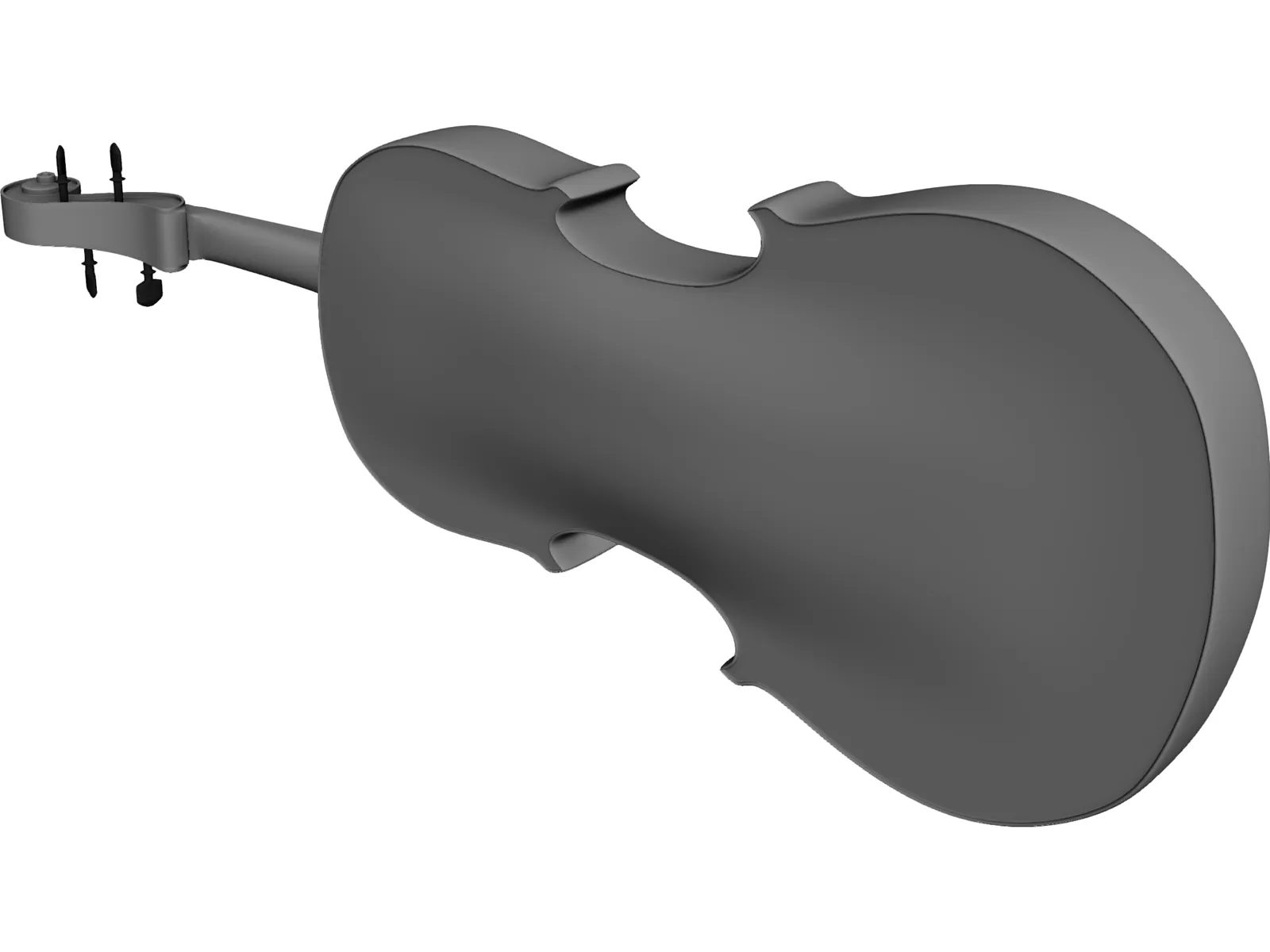 Violin Traditional 3D Model