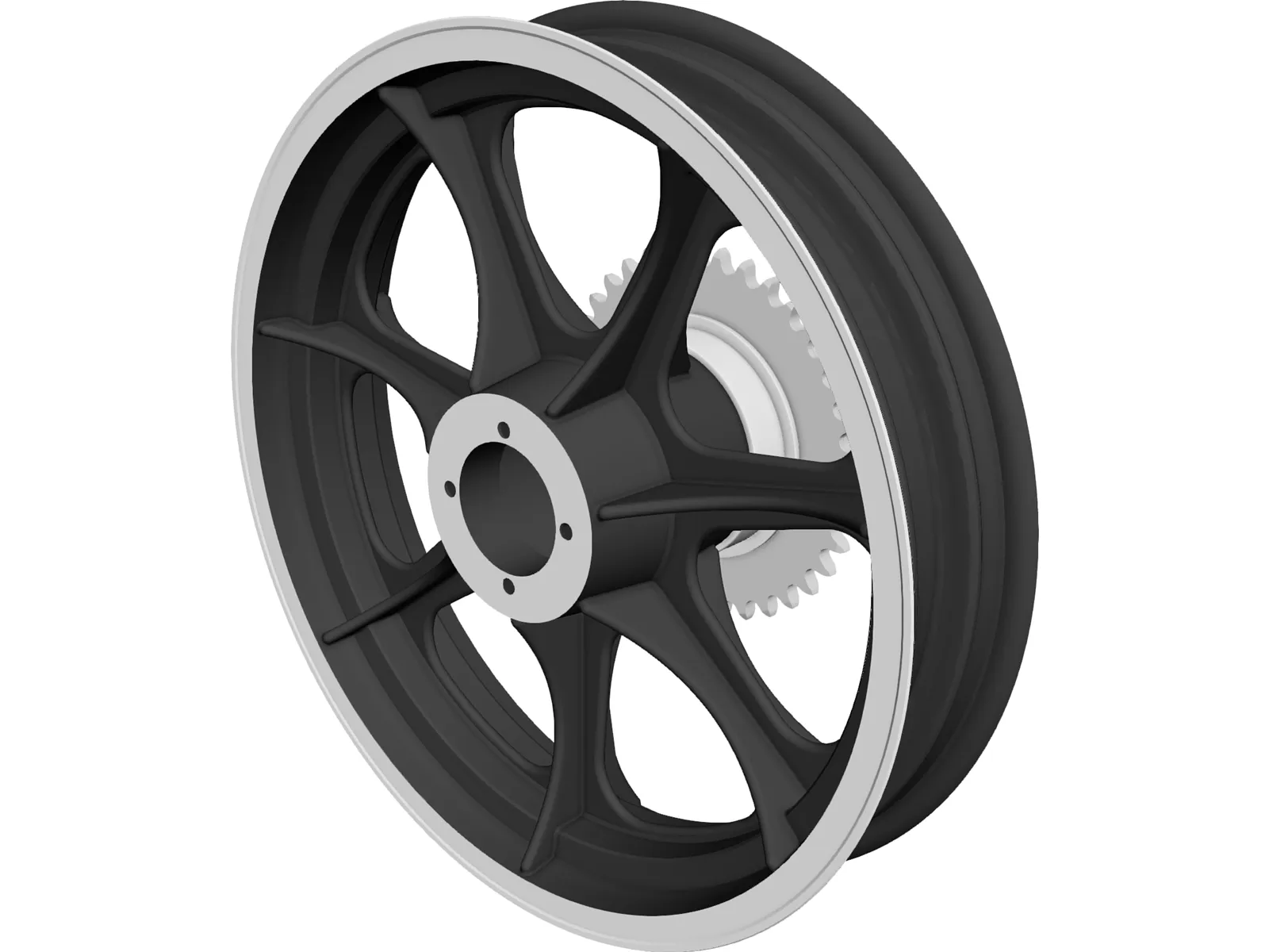 Merrelli Rear Wheel 3D Model