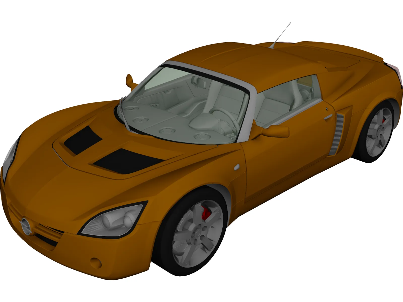 Opel Speedster Turbo (2004) 3D Model