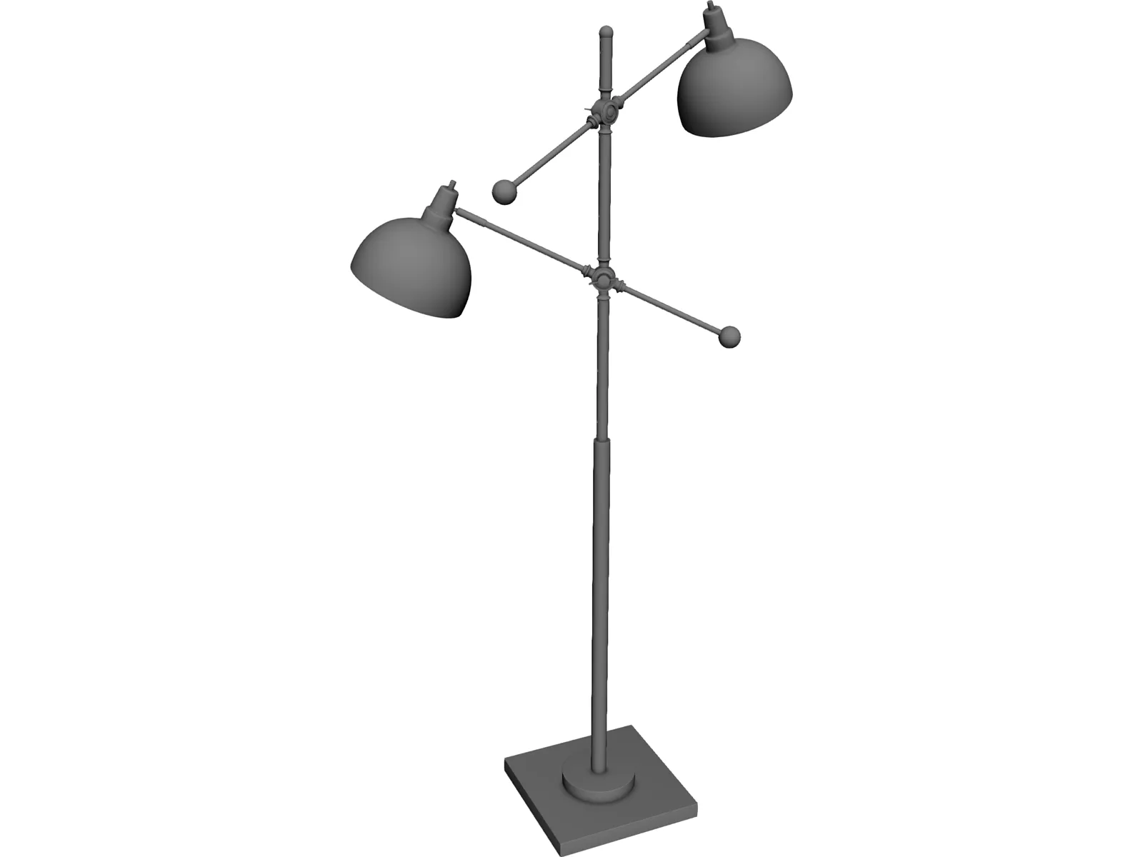 Lite Source Lamp 3D Model