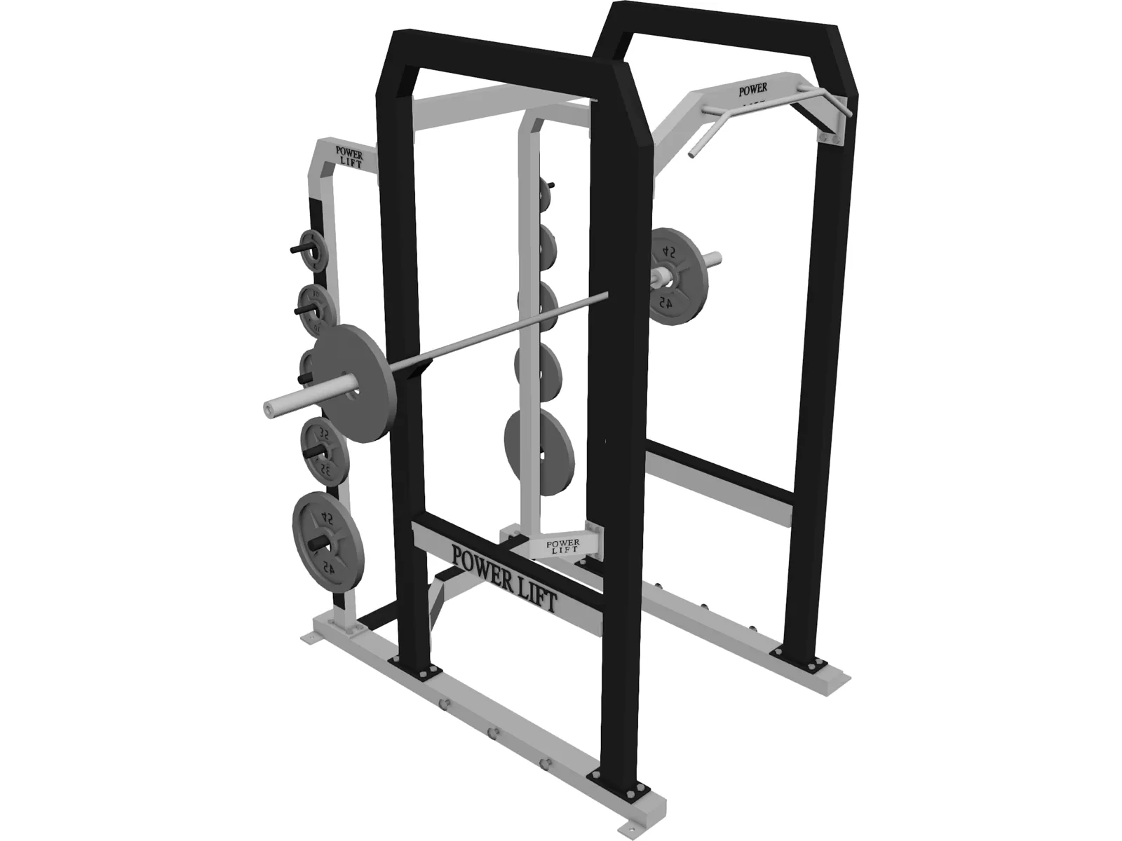 Squat Rack 3D Model