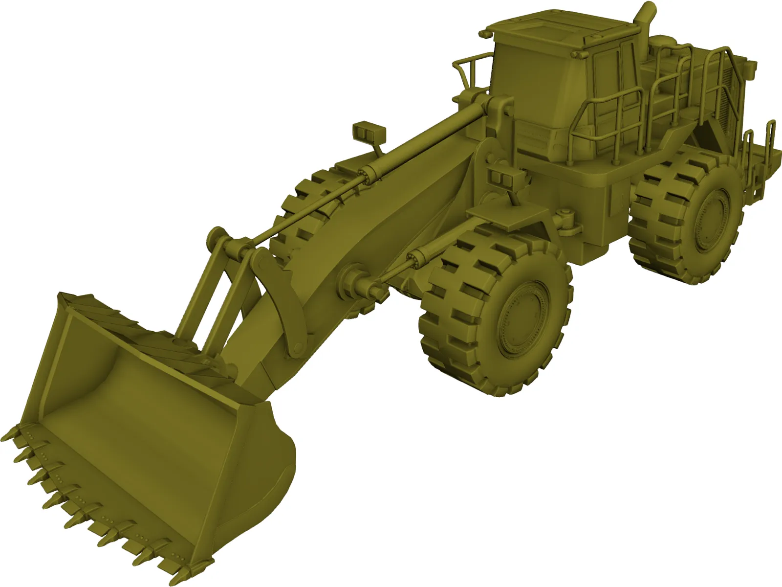 Caterpillar 988H Wheel Loader 3D Model