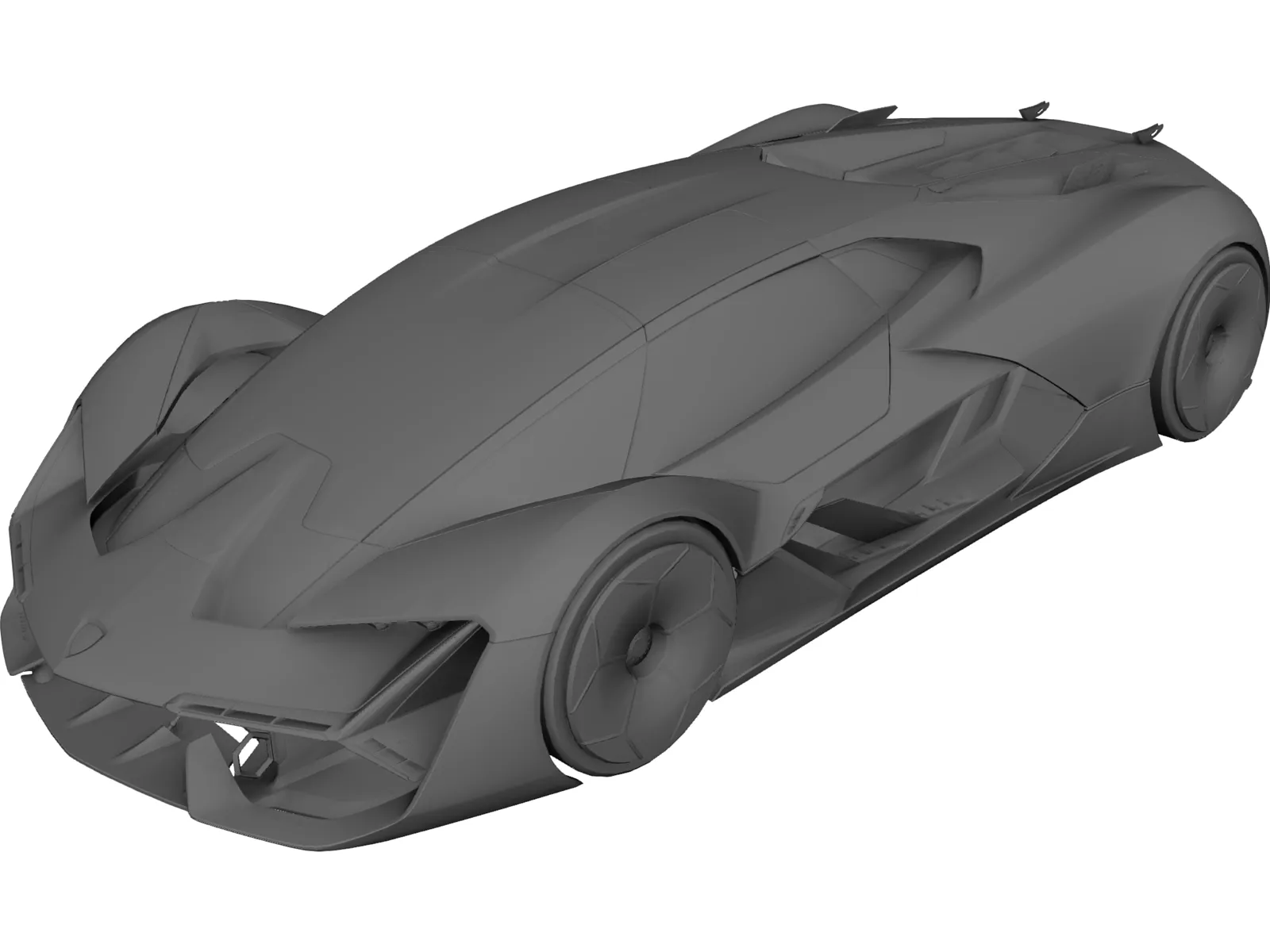 Lamborghini Terzo Millennio 3D Model