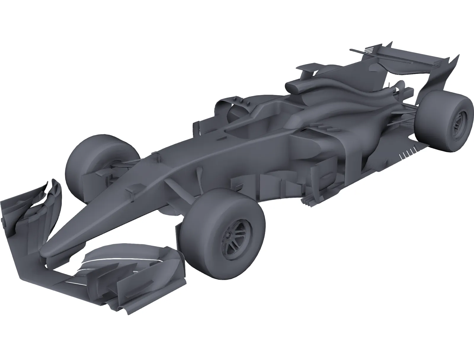 Formula 1 Car (2017) 3D Model