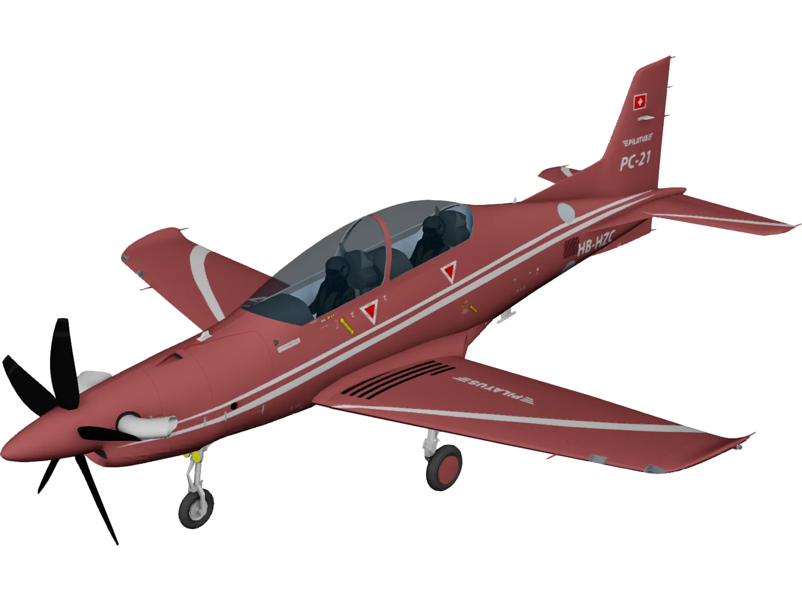 Pilatus PC-21 3D Model