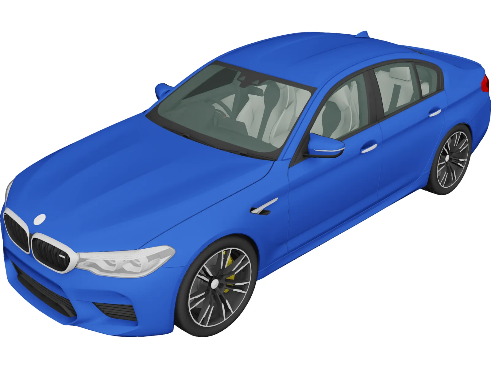 BMW M5 (2018) 3D Model