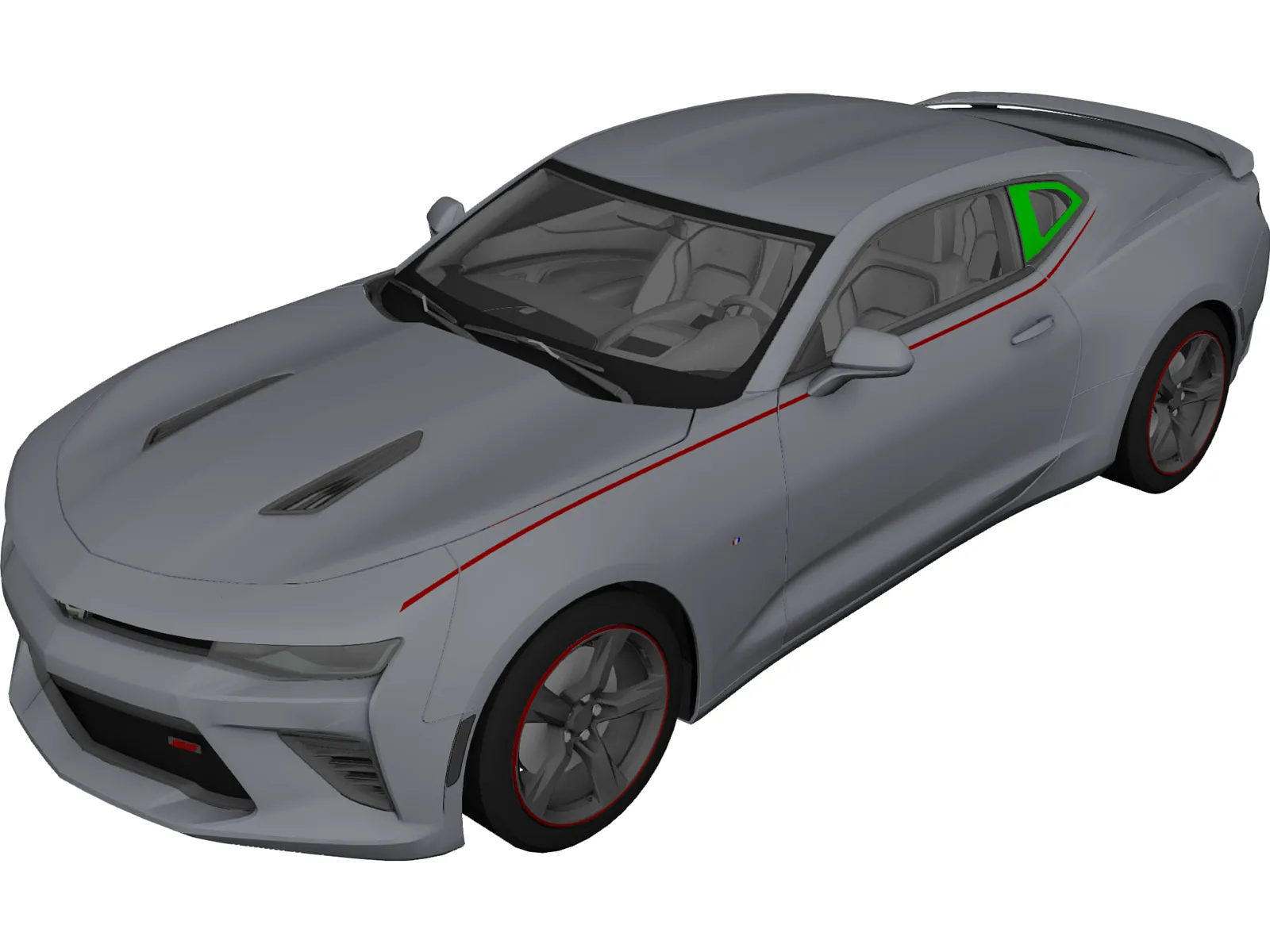 Chevrolet Camaro SS (2016) 3D Model