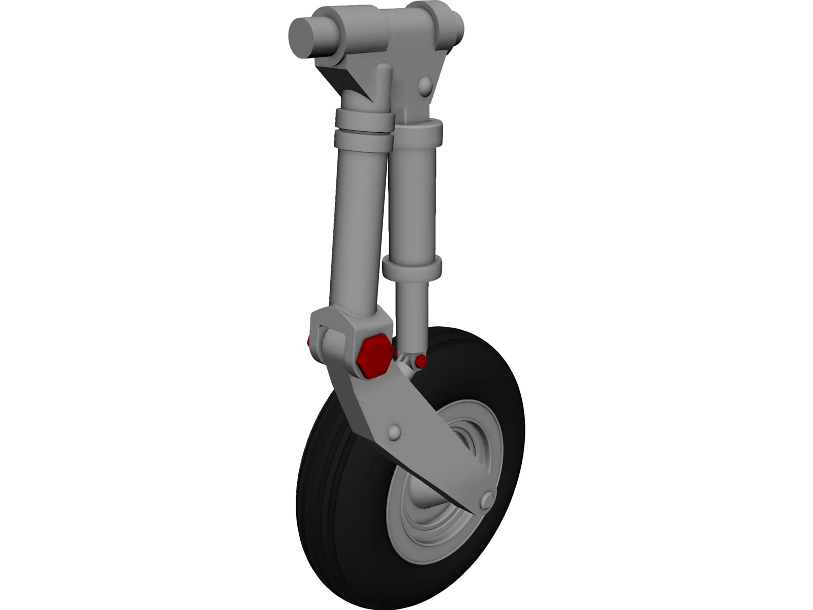 IAR 99 Main Landing Gear 3D Model