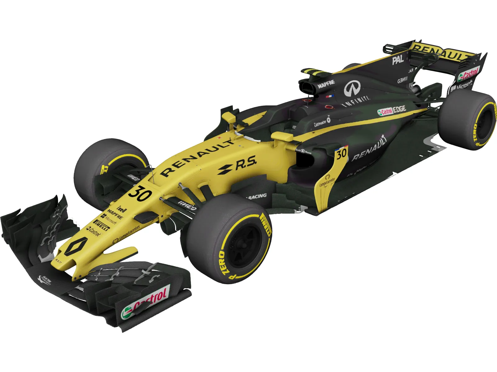 Renault RS17 F1 (2017) 3D Model