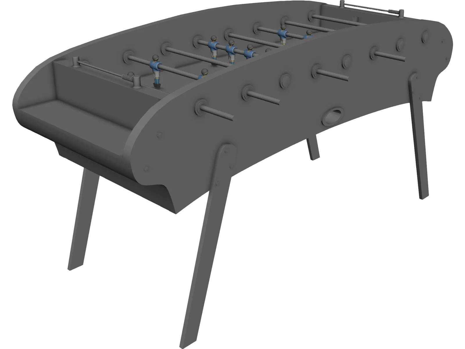 Table Football 3D Model