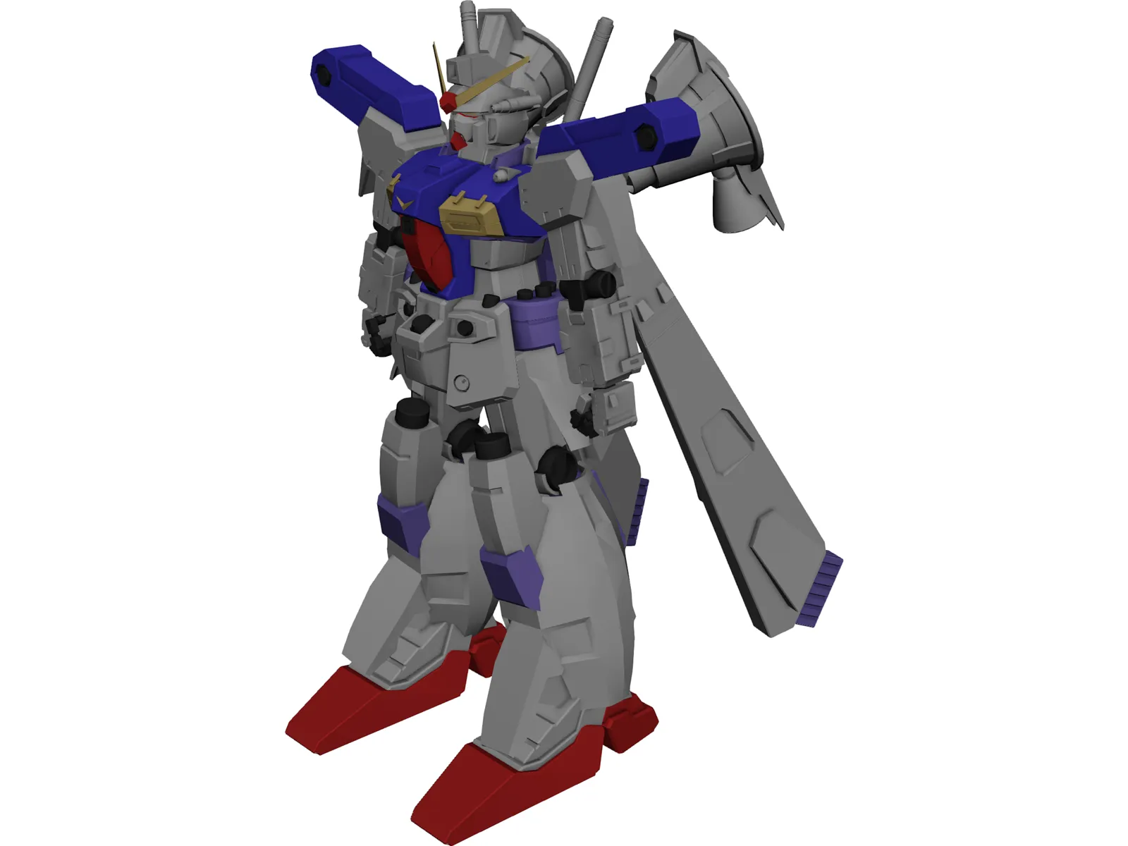 RX-78GP01-Fb Gundam Zephyranthes 3D Model