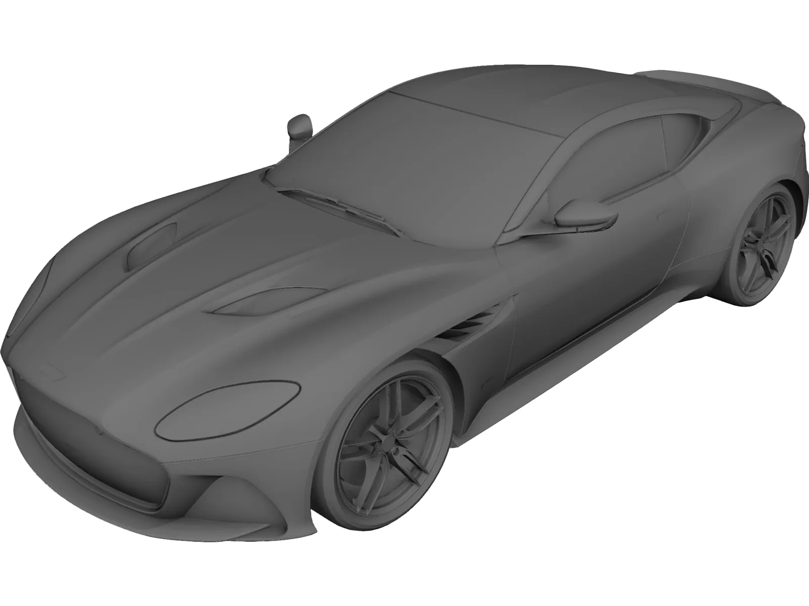 Aston Martin DBS Superleggera (2019) 3D Model