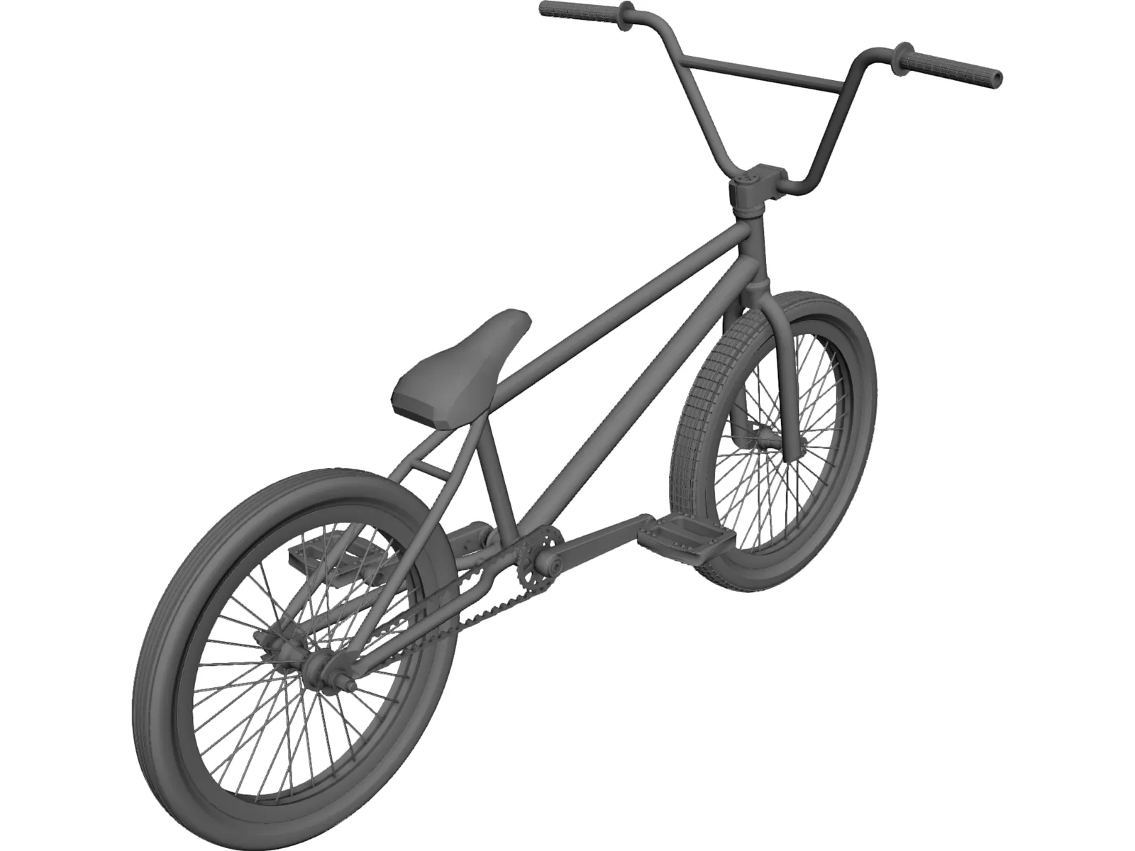 BMX Bike 3D Model