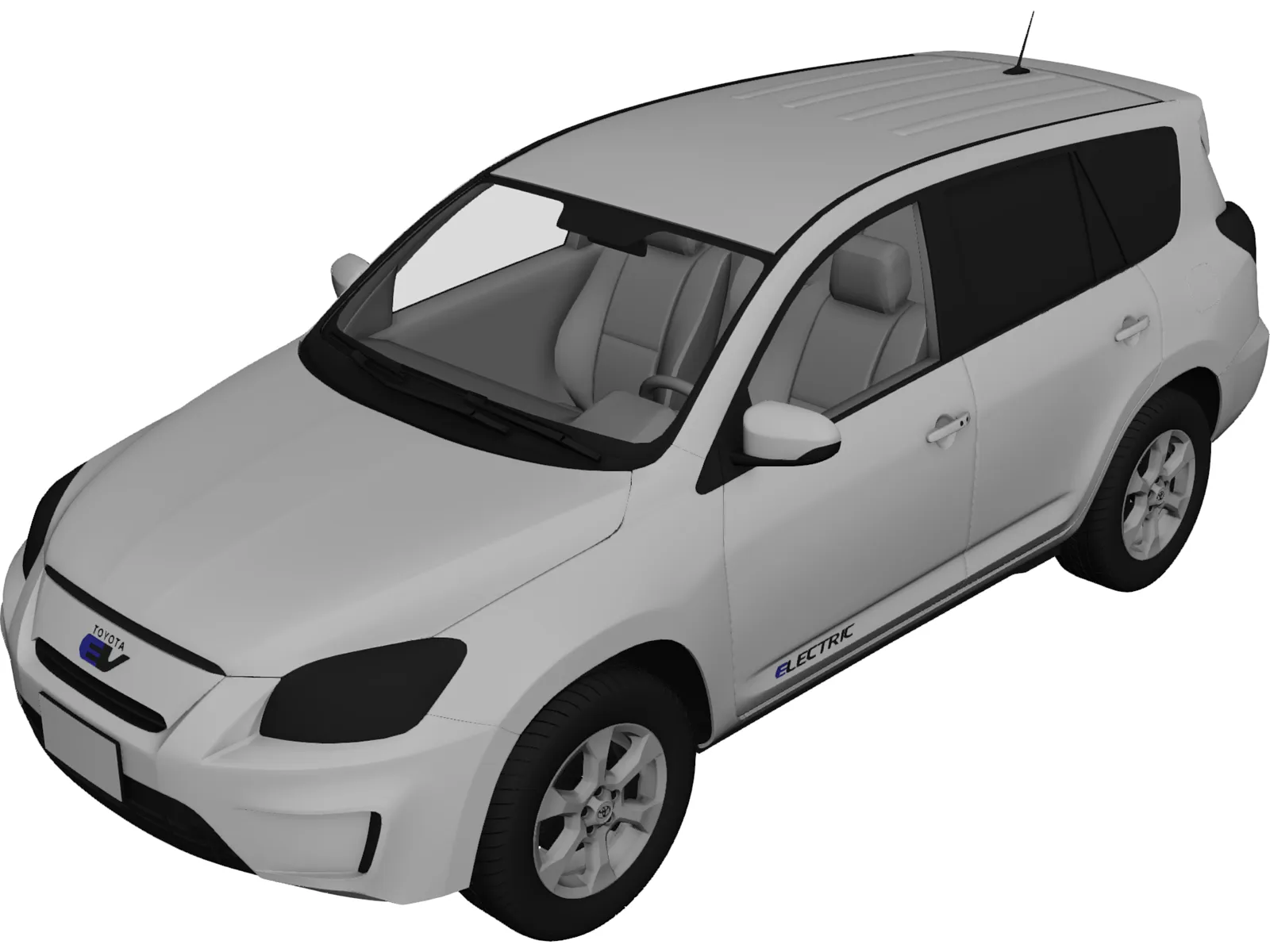 Toyota RAV4 EV (2014) 3D Model