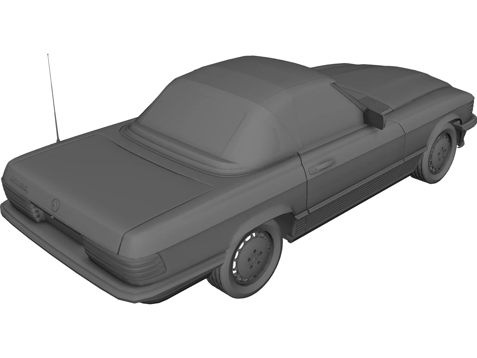 Mercedes-Benz 350SLC 3D Model