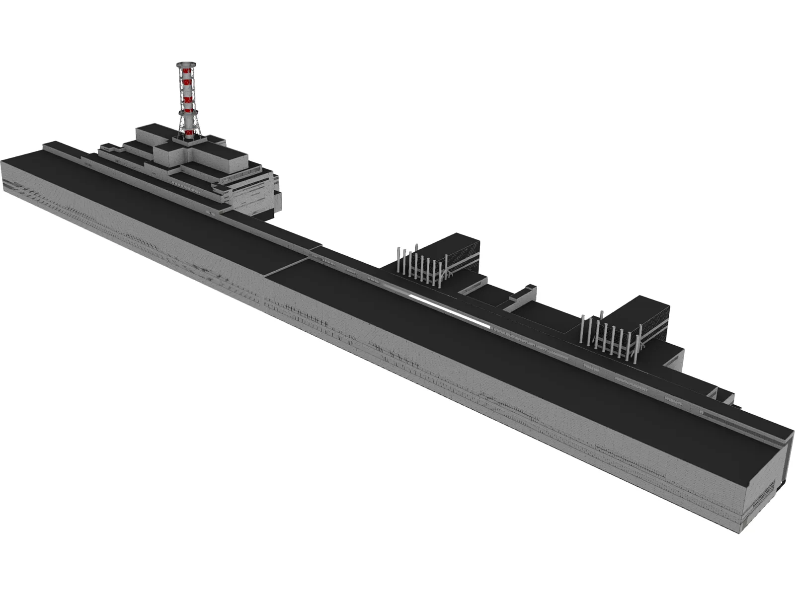 Chernobyl Nuclear Power Plant 3D Model