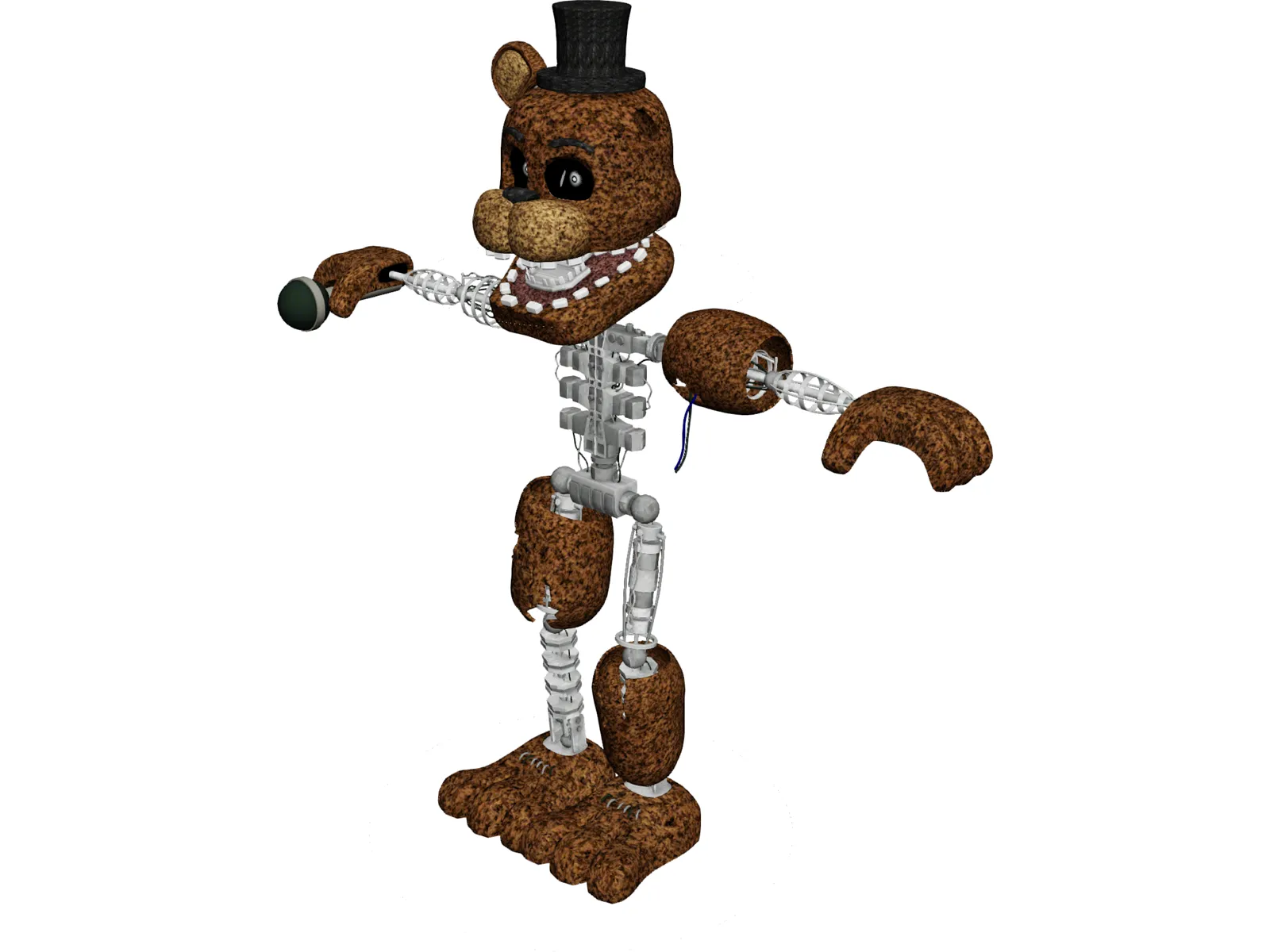 Rust Freddy 3D Model