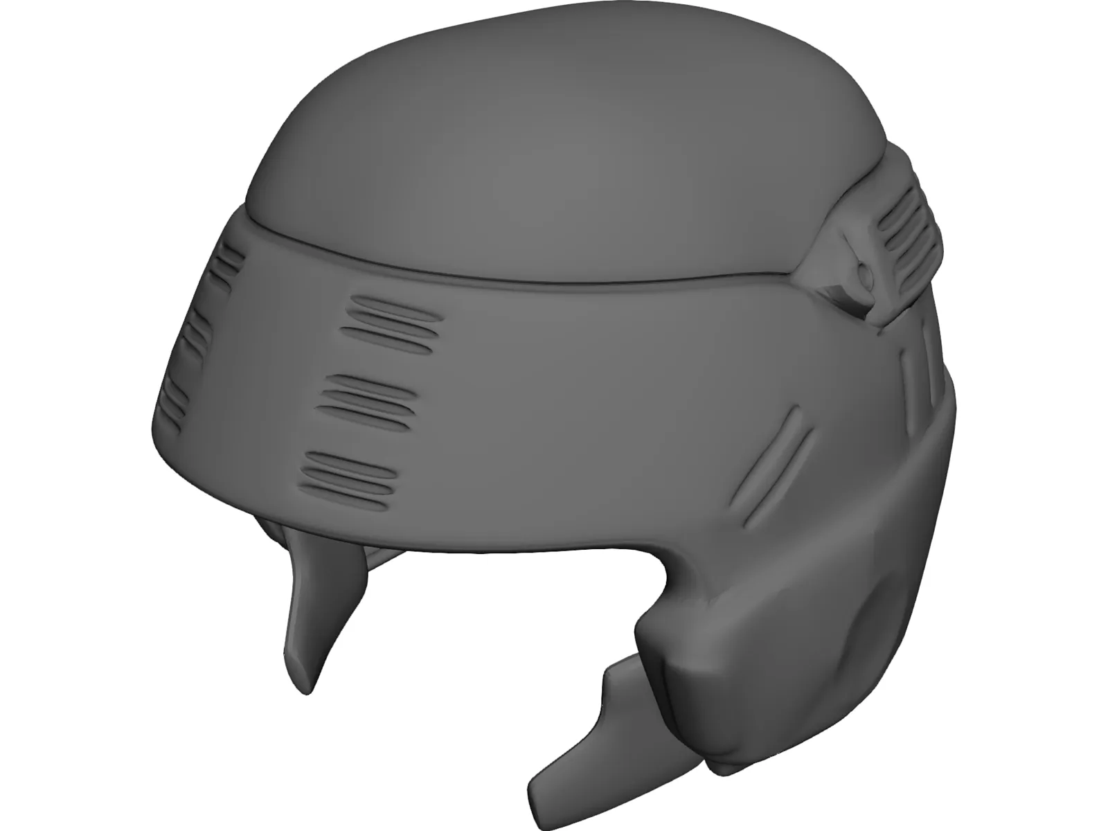 Starship Troopers Helmet 3D Model