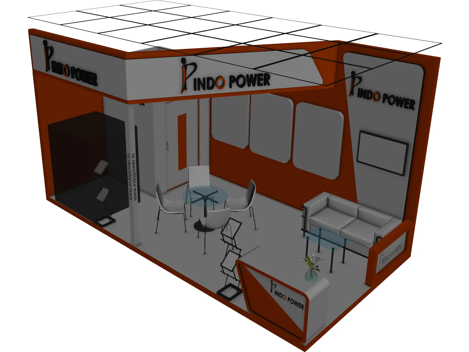 Exhibition Stand 3D Model