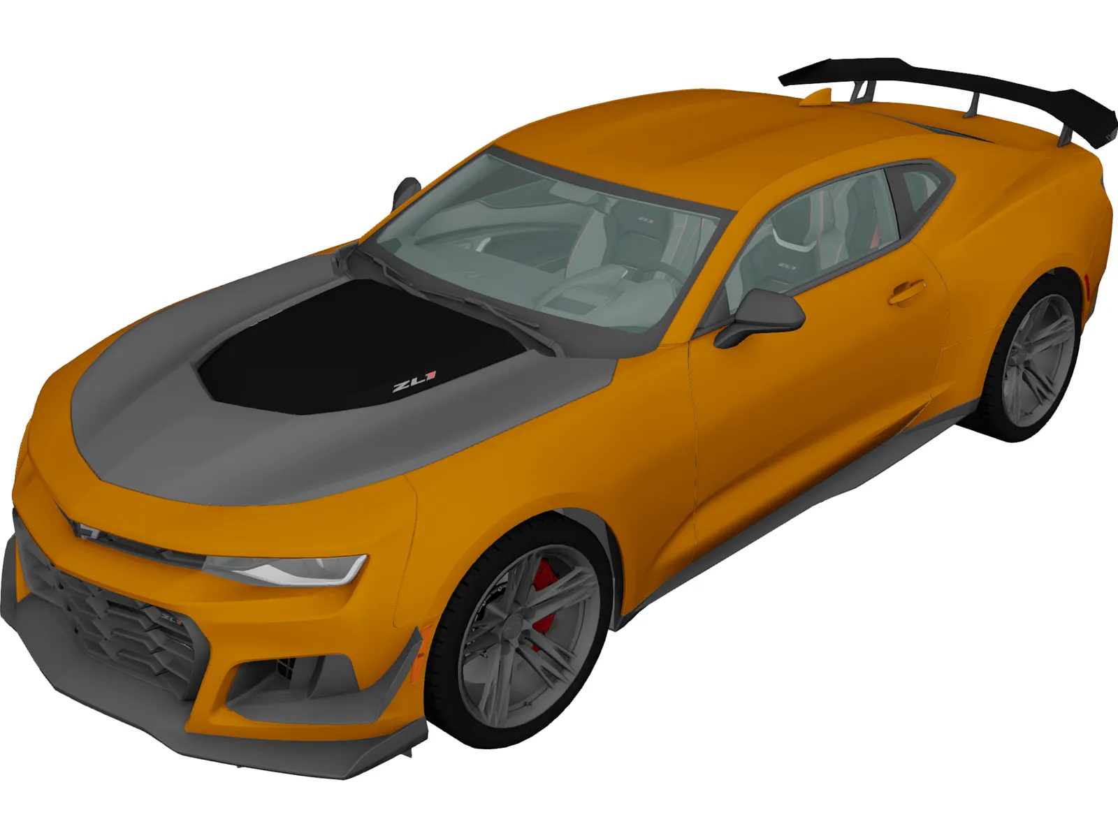 Chevrolet Camaro ZL1 1LE (2018) 3D Model