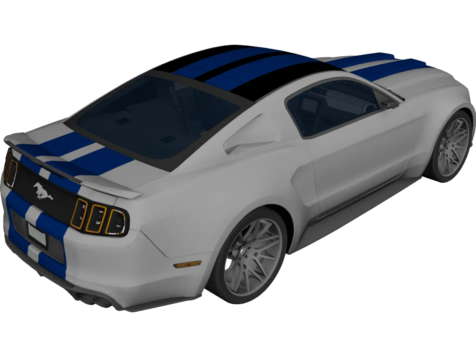 Ford Mustang GT 3D Model