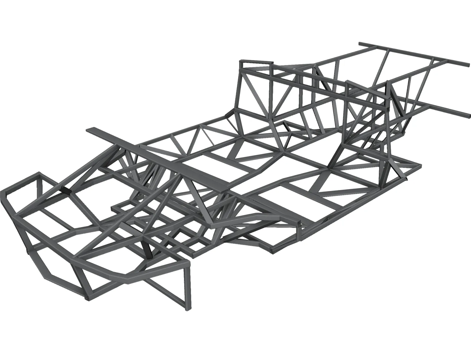 Lamborghini Diablo Frame 3D Model