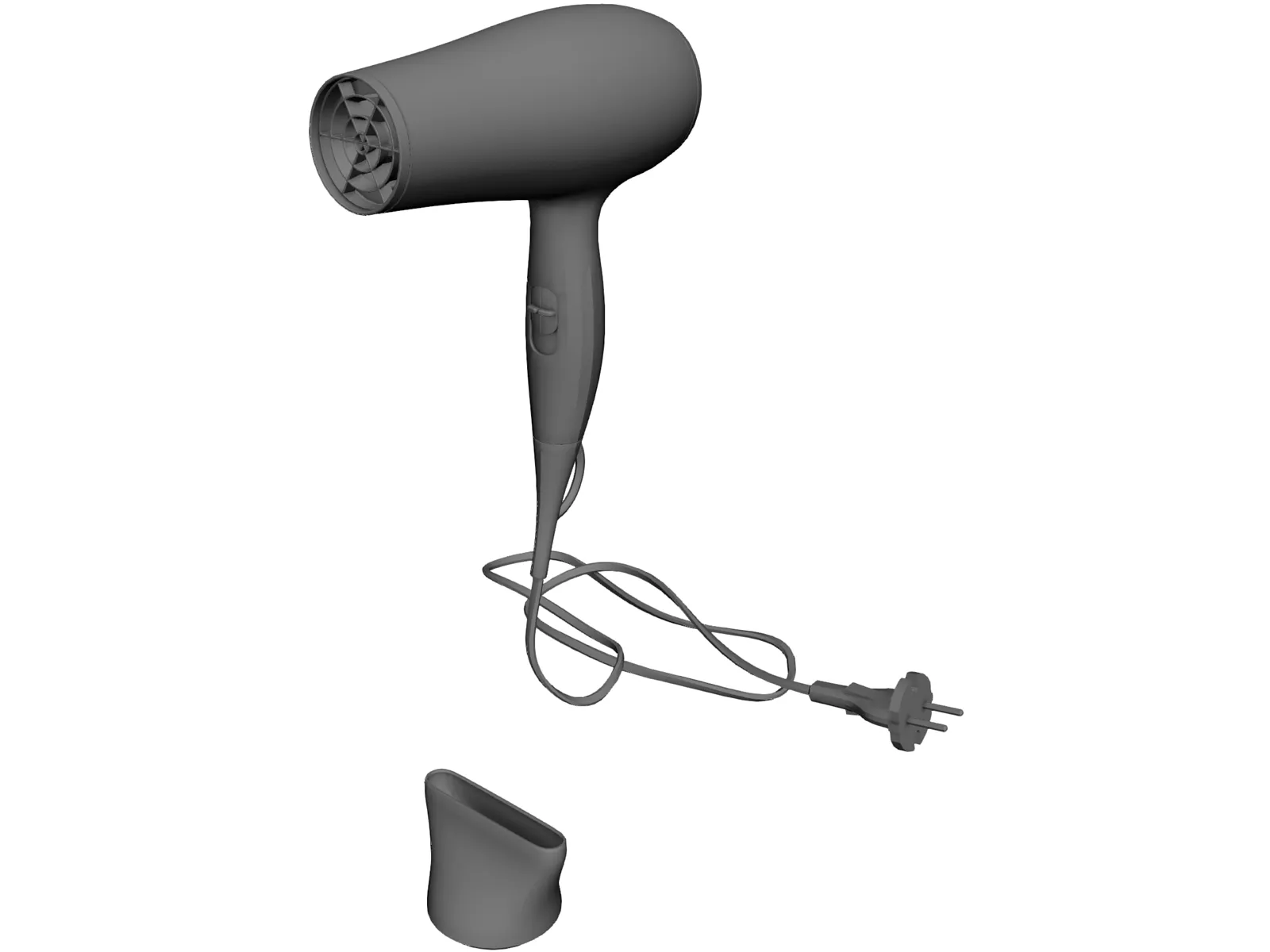 Hairdryer 3D Model