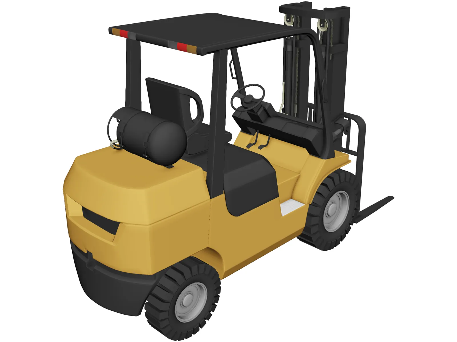 Forklift 3D Model