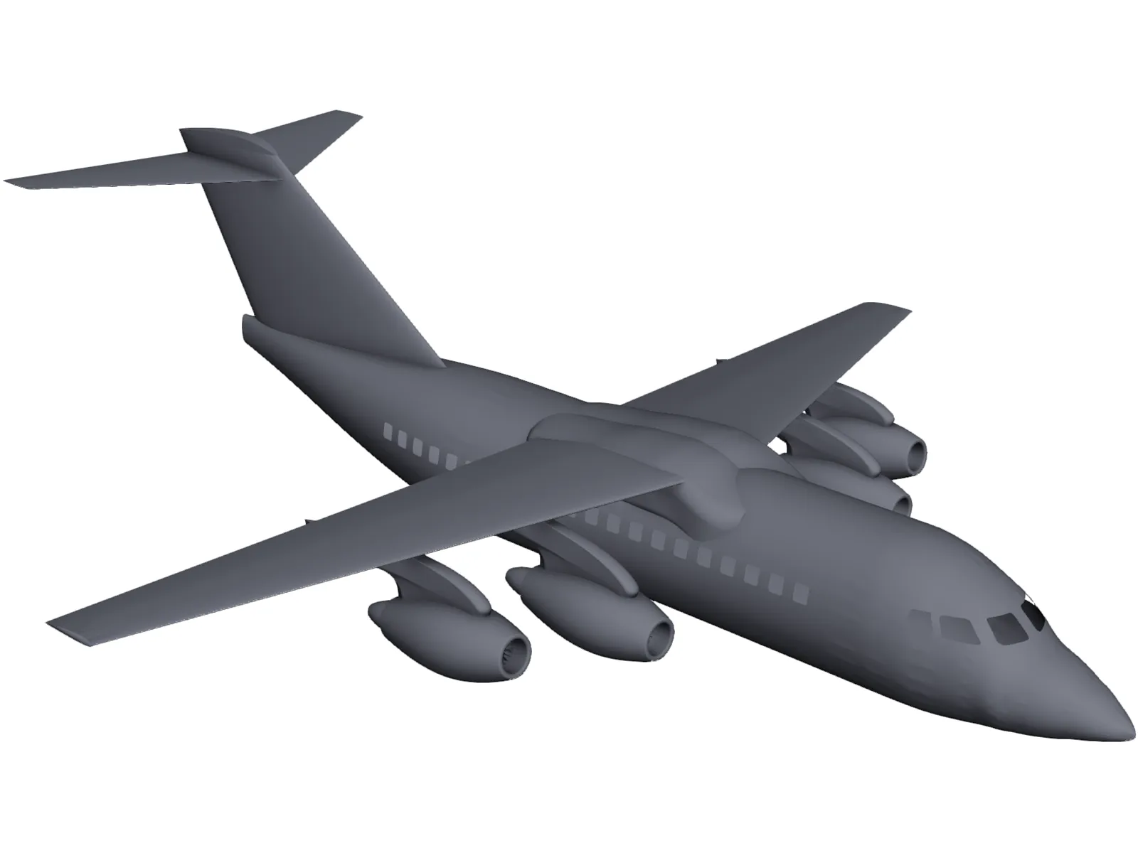 British Aerospace BAe 146 3D Model