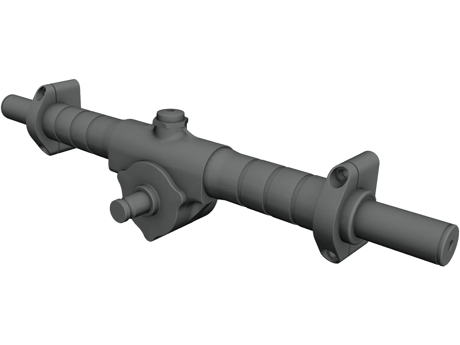 KAZ Technologies FSAE Steering Rack 3D Model