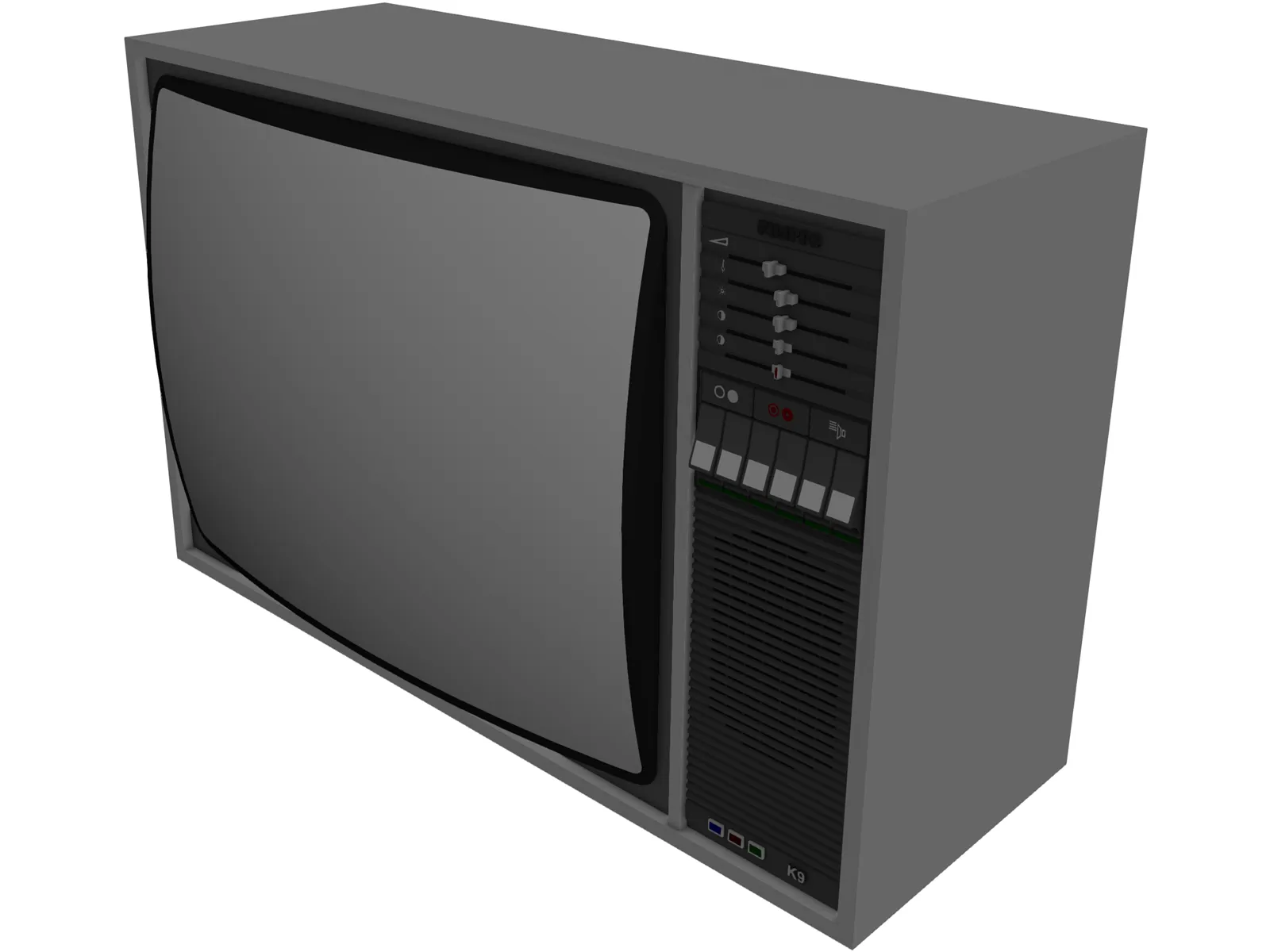 Philips K9 TV 3D Model