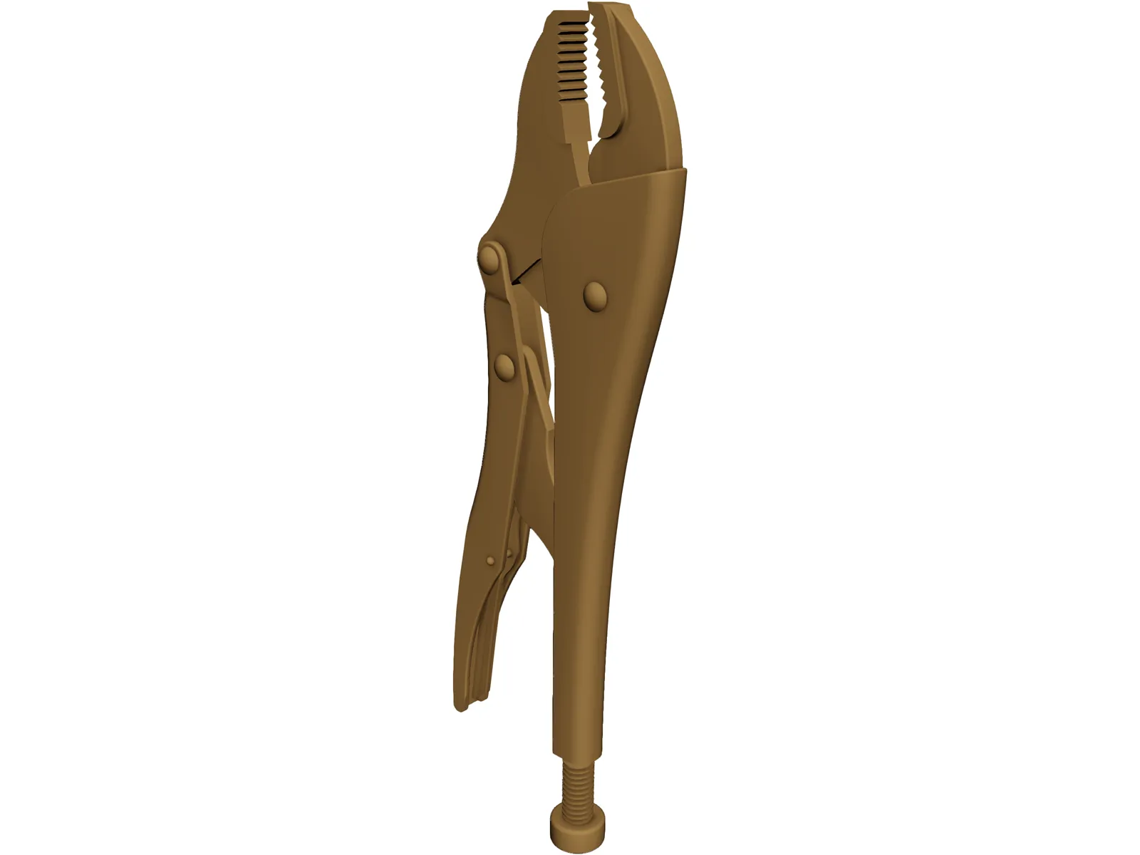 Vice Grip Plier 3D Model