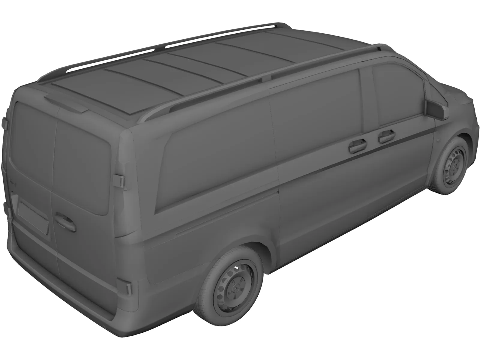 Mercedes-Benz Vito (2016) 3D Model