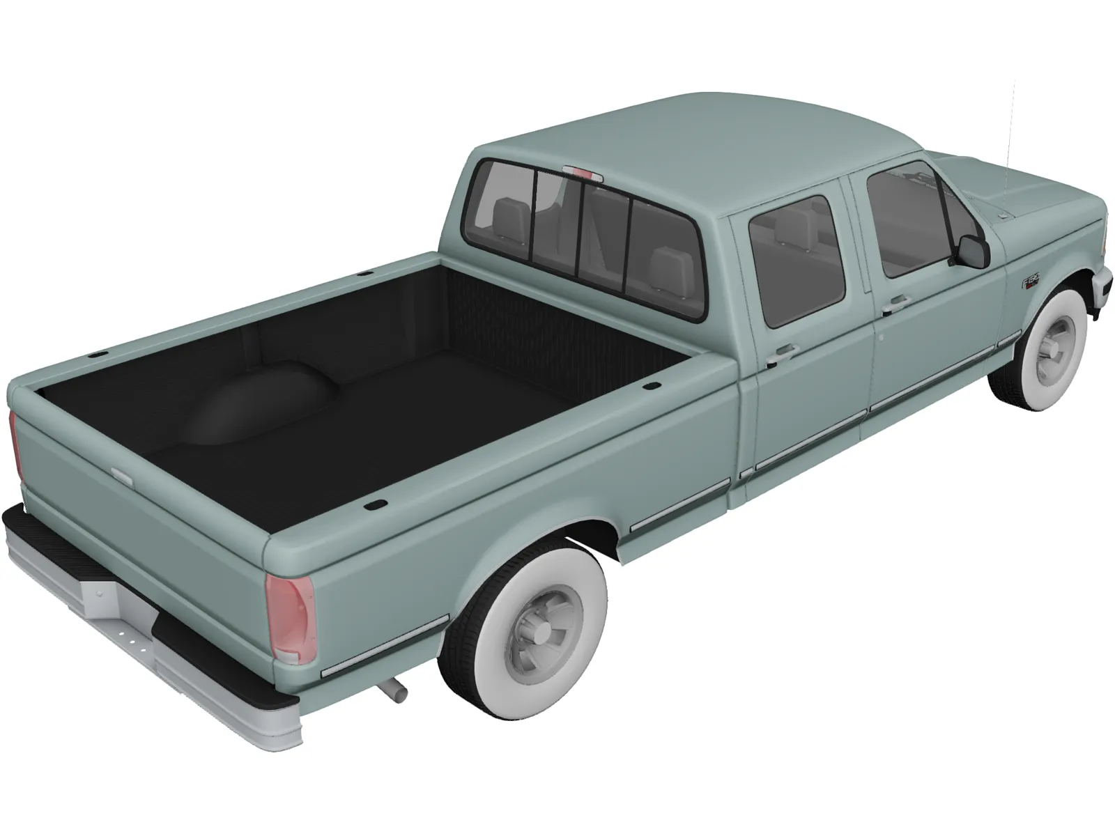 Ford F150 Crew Cab (1996) 3D Model
