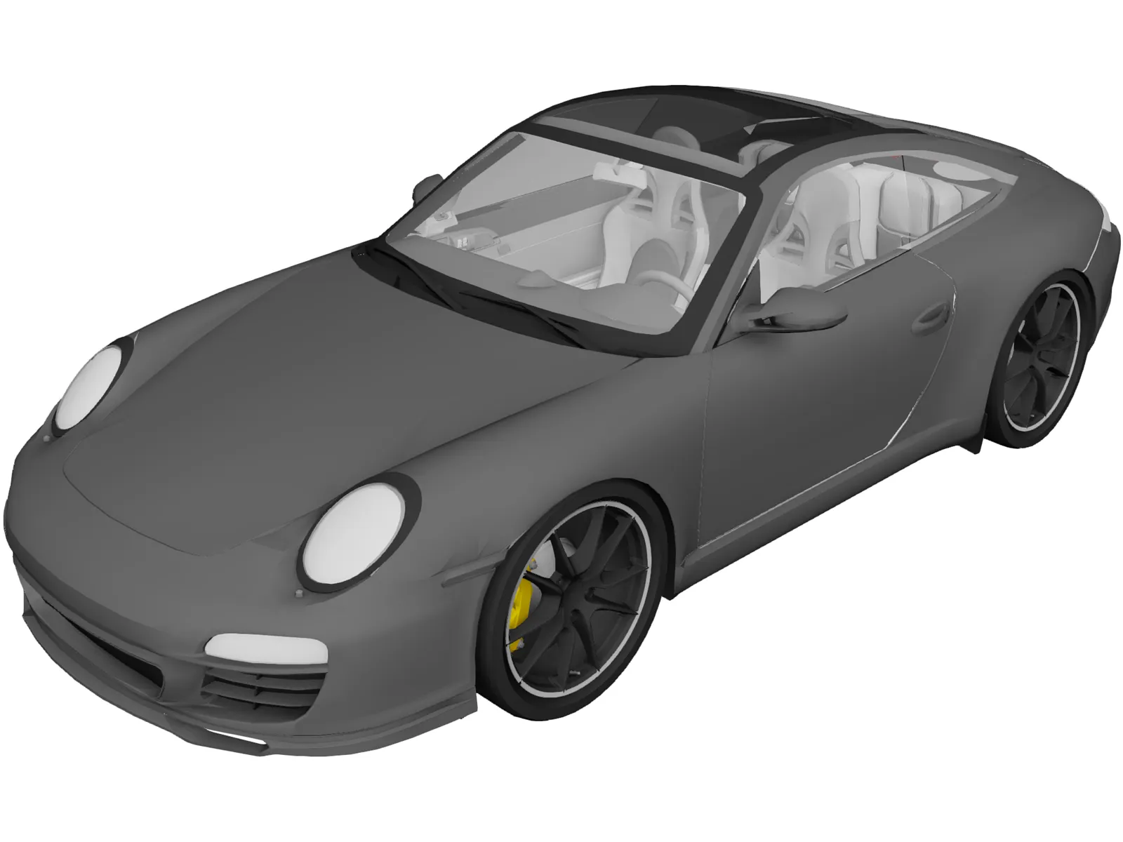 Porsche 911 [997] Targa 3D Model