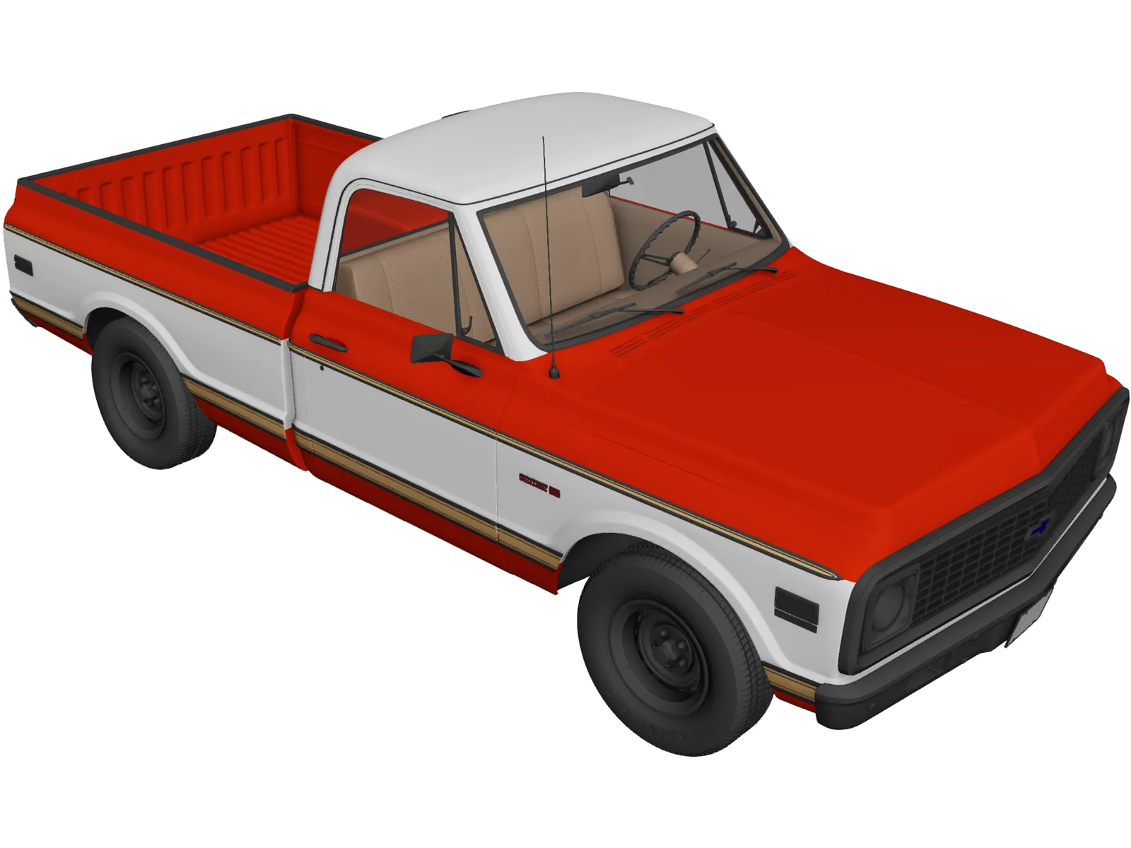 Chevrolet Silverado SS (2002) 3D Model