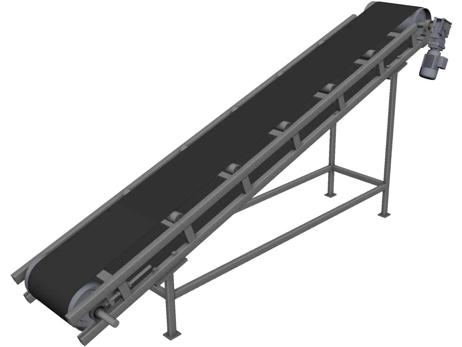 Belt Conveyor 3D Model