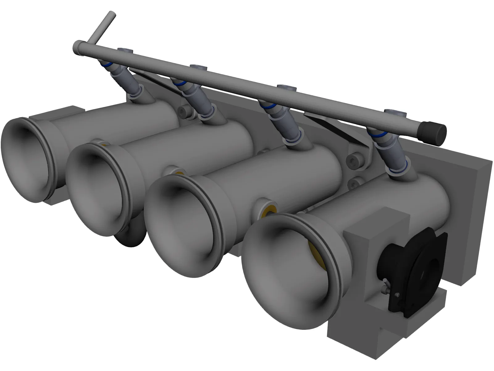 Custom ITB Manifold 3D Model