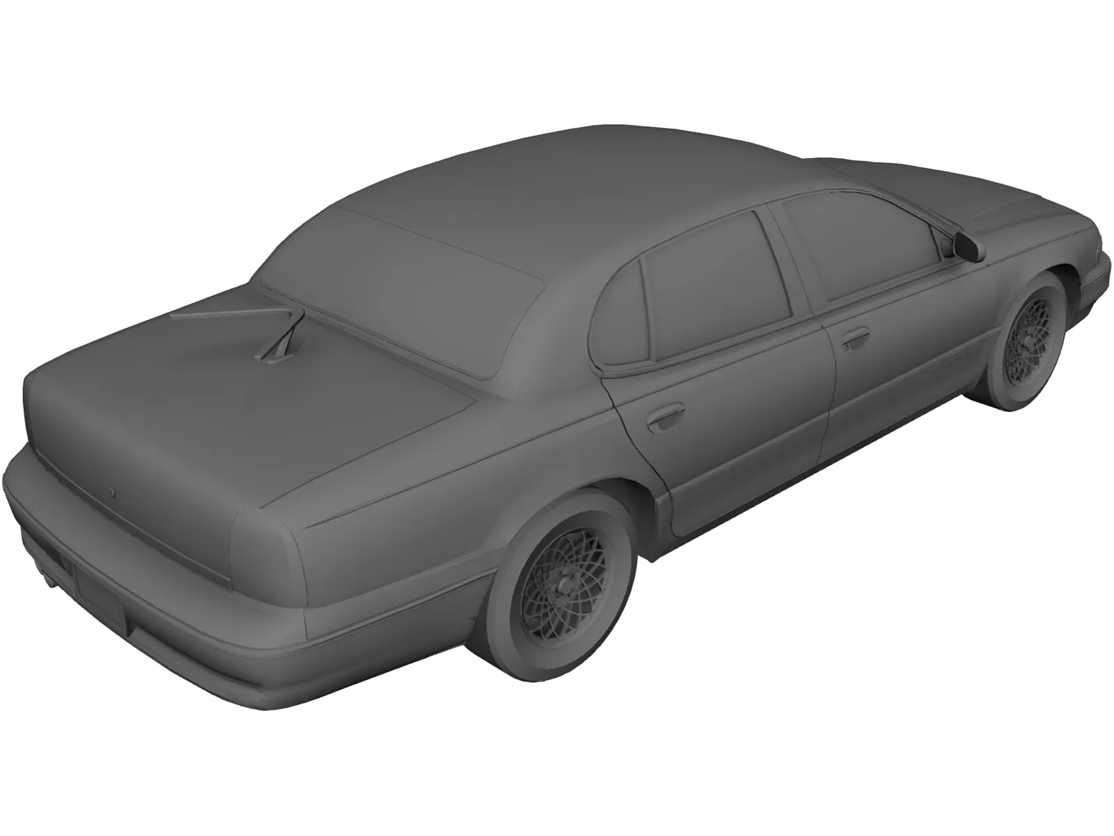 Chrysler New Yorker LHS (1995) 3D Model