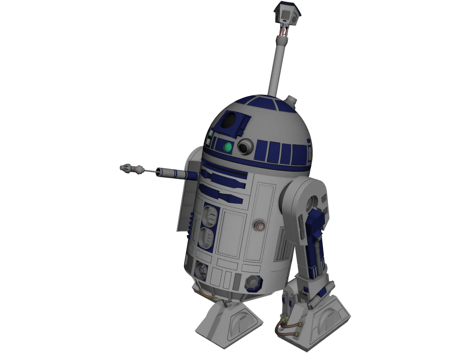 Star Wars R2D2 3D Model