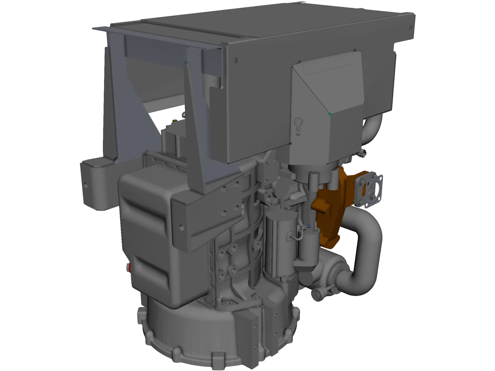 Perkins 403D-15 Engine 3D Model