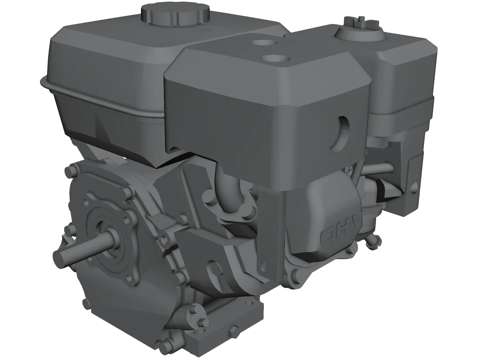 Honda GS200 Engine 3D Model
