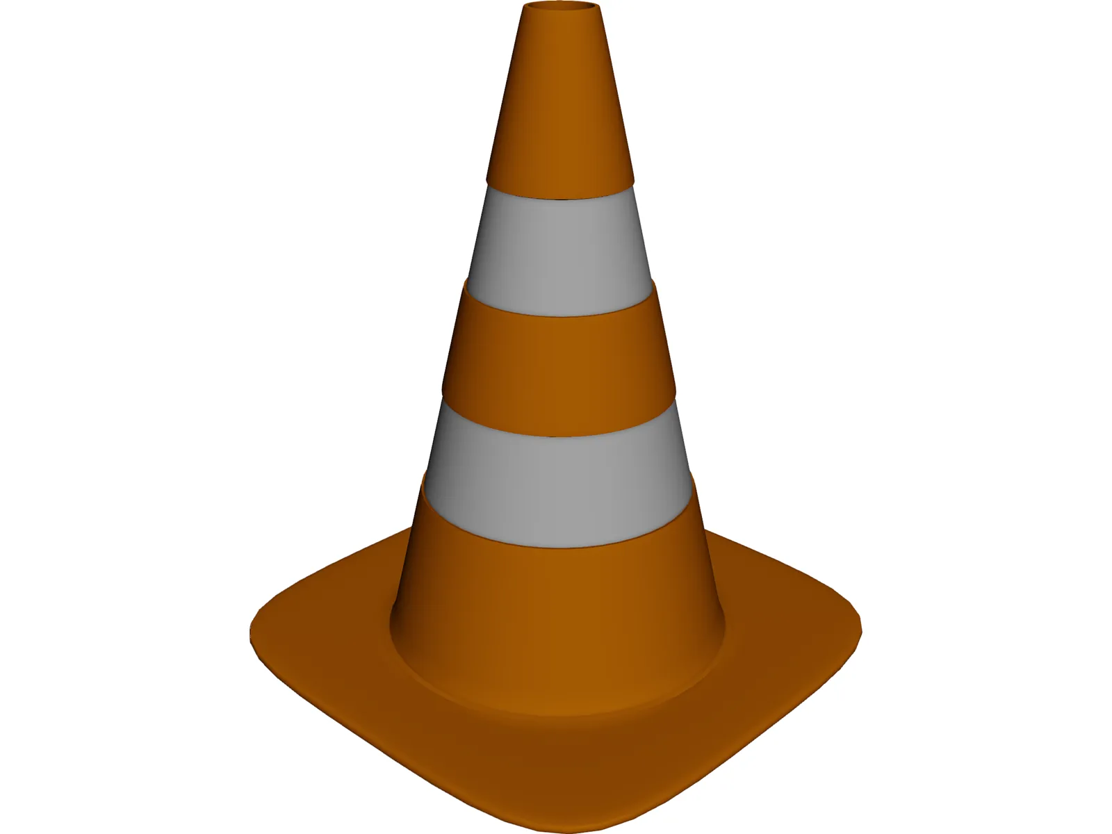 Traffic Cone 3D Model