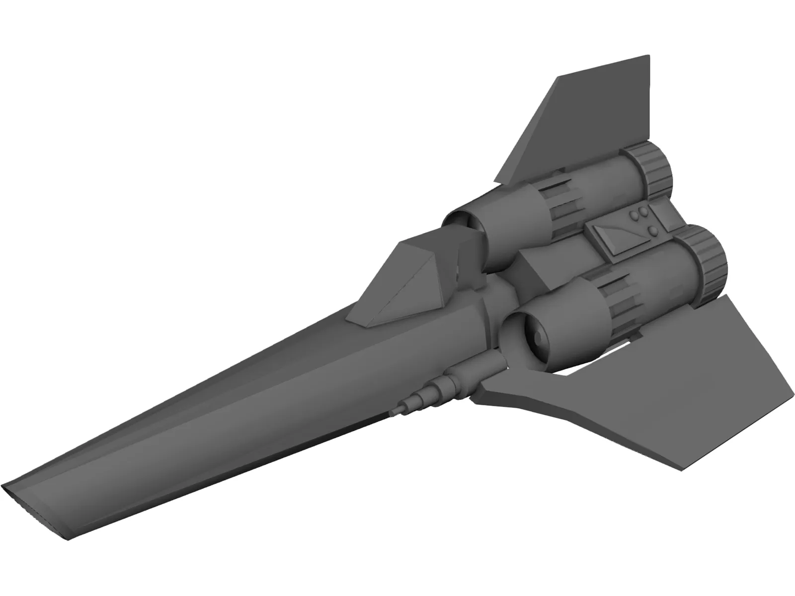 Colonial Viper 3D Model