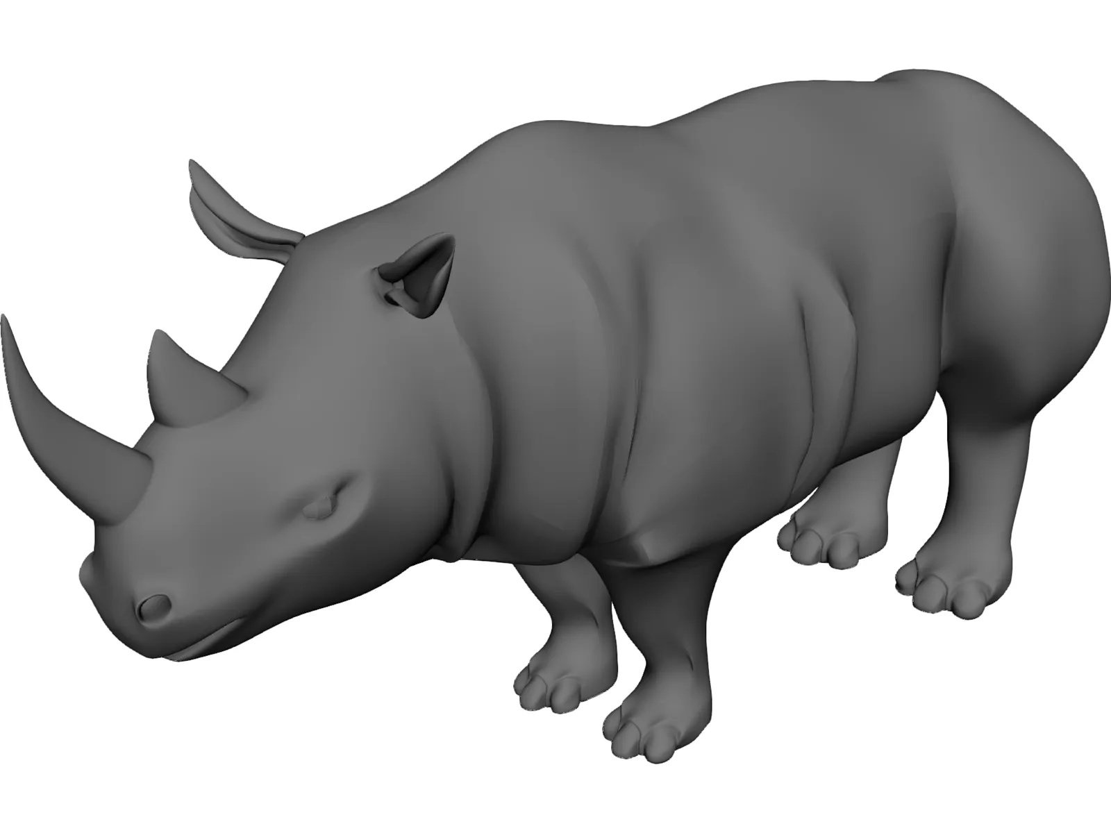 Rhinoceros 3D Model