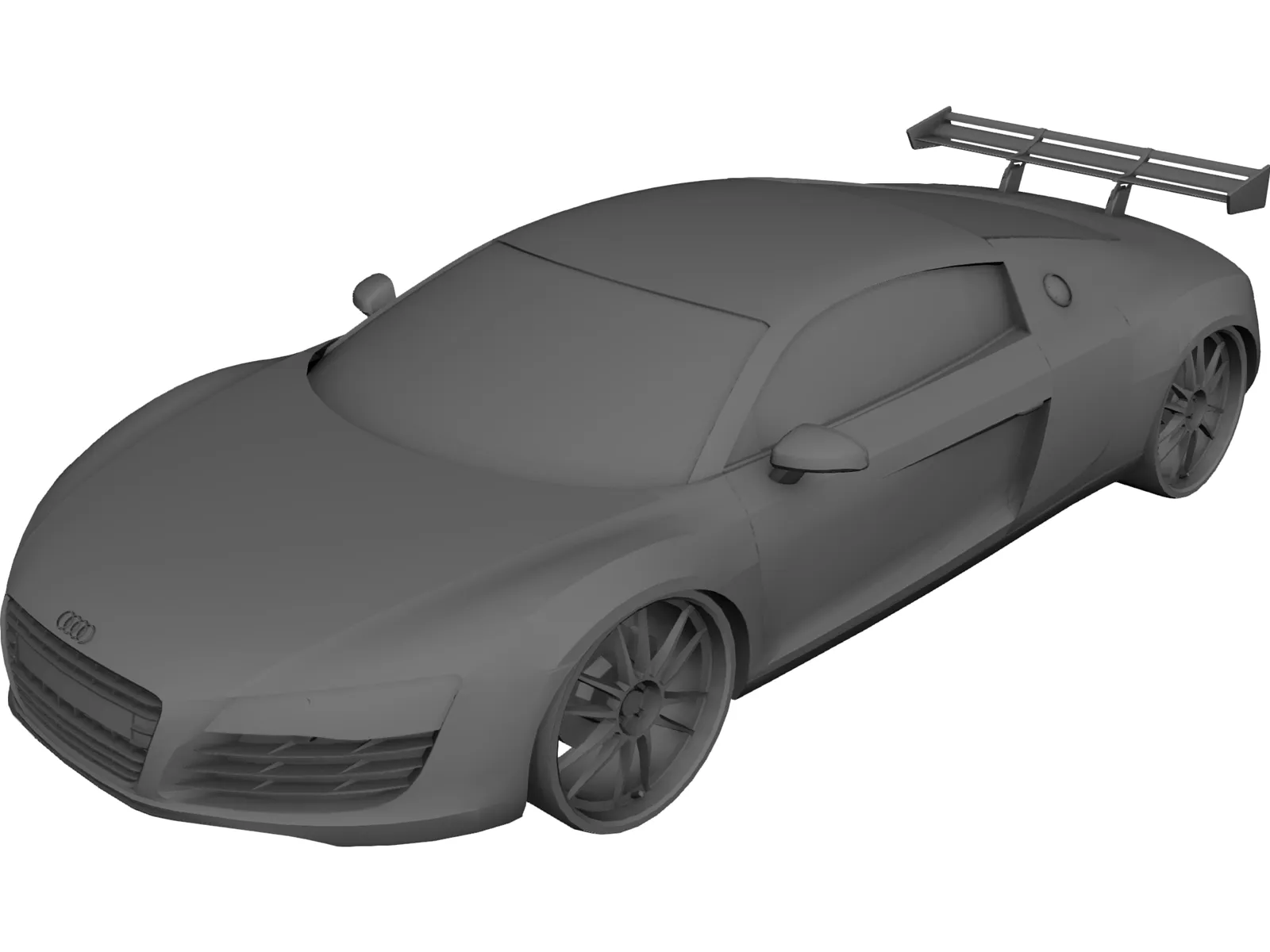 Audi R8 [Tuned] 3D Model