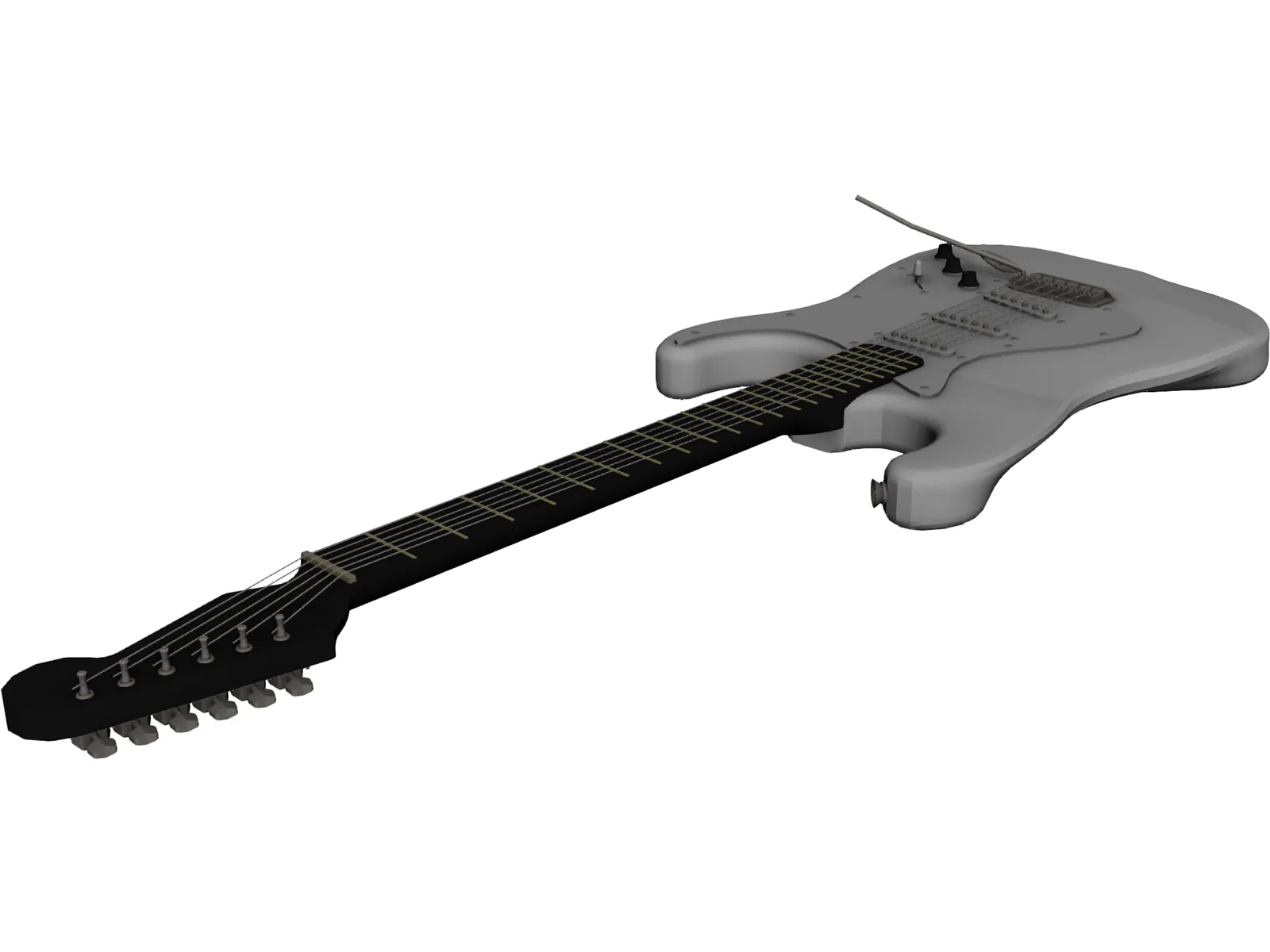 Electric Guitar 3D Model