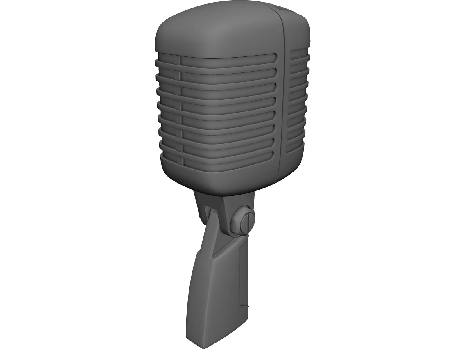 Radio Microphone 3D Model