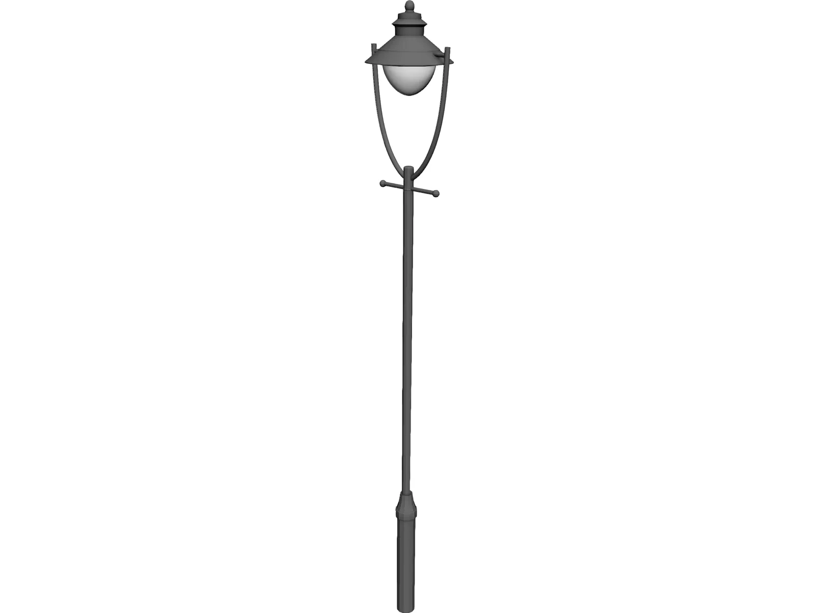 Street Lamp Edwardian 3D Model